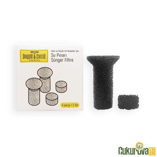 CATTIE SU PINARI YEDEK 4'LÜ SÜNGER FİLTRESİ 