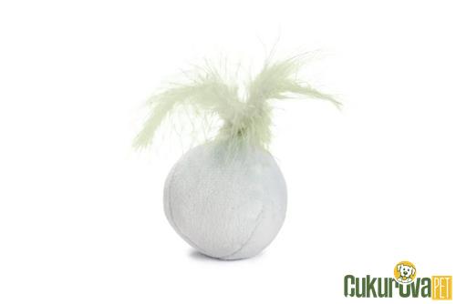 BEEZTEES PELUŞ TÜYLÜ YAVRU KEDİ OYUNCAĞI 5 CM - BEYAZ 