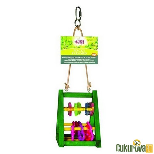 LIVING WORLD PİRAMİT ŞEKİLLİ KUŞ OYUNCAĞI 