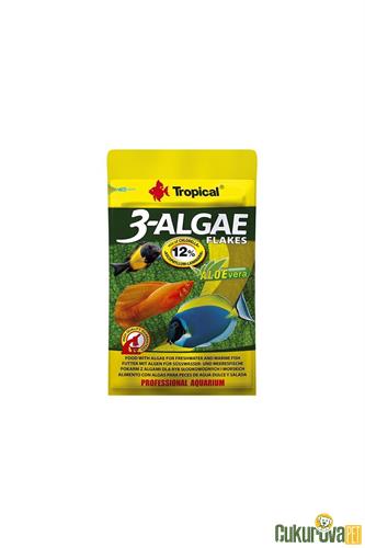 TROPICAL 3 ALGAE FLAKES 12 GR