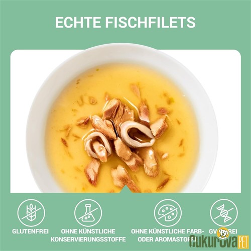 Schesir Soup Broth Ton Balıklı ve Kalamarlı Kedi Çorbası 40 Gr