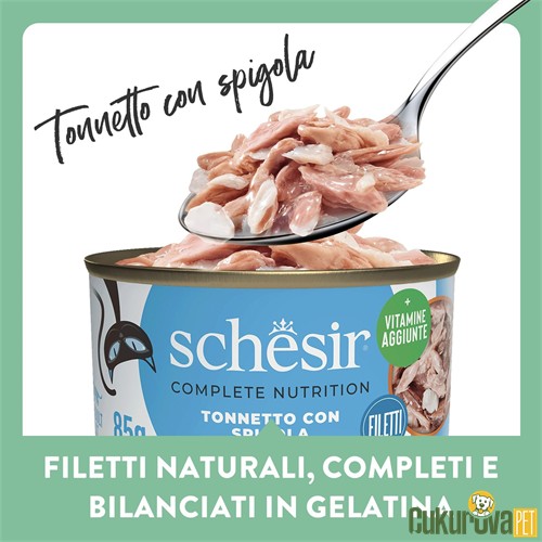 Schesir Complete Nutrition In Jelly Ton Balıklı Yetişkin Kedi Yaş Maması 140 Gr