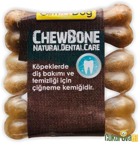 GIMDOG MORDIMI PRESS KEMİK CHEWBONE 3 ADET NATUREL 3.5" - 9 CM