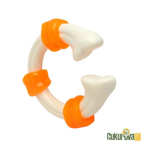 GIMDOG C ŞEKLİNDE TAVUK AROMALI İNTERAKTİF KEMİK 14 CM