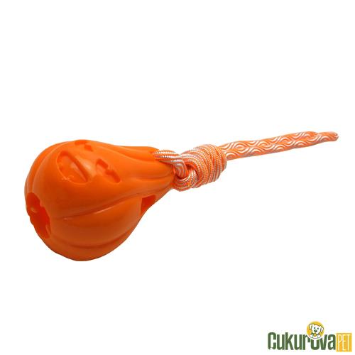GIMDOG BAL KABAĞI ŞEKLİNDE ÇEKİŞTİRMELİ KÖPEK ÖDÜL OYUNCAĞI TURUNCU