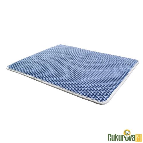 GIMCAT CLAIRE ELEKLİ KEDİ KUMU PASPASI 40 x 50 CM MAVİ