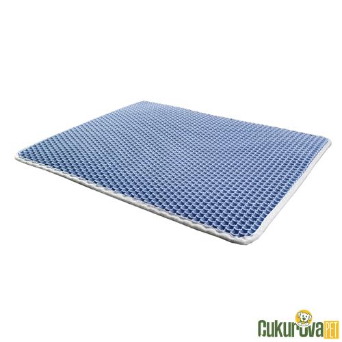 GIMCAT CLAIRE ELEKLİ KEDİ KUMU PASPASI 45 x 60 CM MAVİ