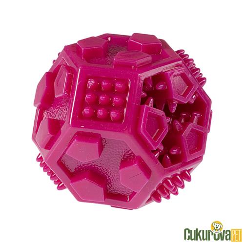 GIMDOG TOP ŞEKLİNDE KÖPEK ÖDÜL OYUNCAĞI PEMBE 