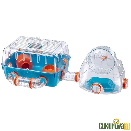 FERPLAST COMBI 2 HAMSTER KAFESİ İKİ BAĞLANTILI