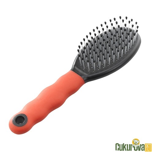 FERPLAST KEDİ & KÖPEK GRO 5929 OVAL PLASTİK DİŞLİ TÜY FIRÇASI 