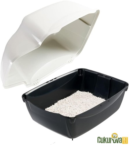 Ferplast Cosmic Outdoor Kapalı Kedi Tuvaleti Karışık Renkli 73.5 x 43.5 x 41 Cm