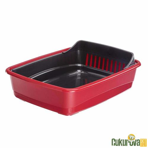 FERPLAST ARİEL 10 KEDİ TUVALETİ SÜZGEÇLİ 47 x 36 x 12 CM
