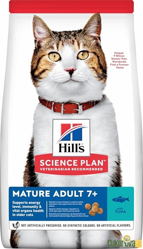 HILL'S SCIENCE PLAN 7+ TON BALIKLI YAŞLI KEDİ MAMASI 1.5 KG