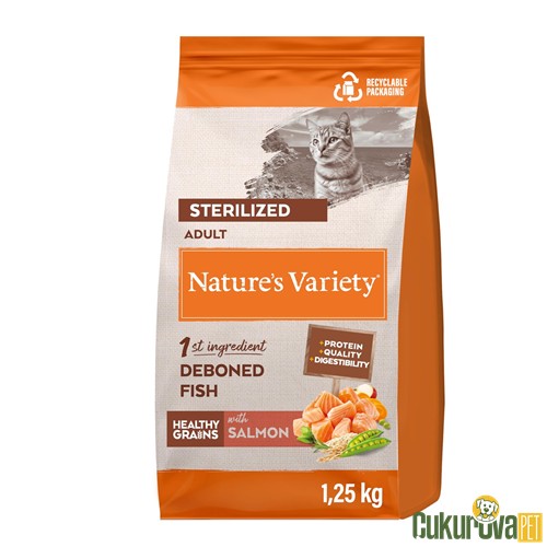 Nature's Variety Original Somonlu Kısırlaştırılmış Kedi Maması 1.25 Kg