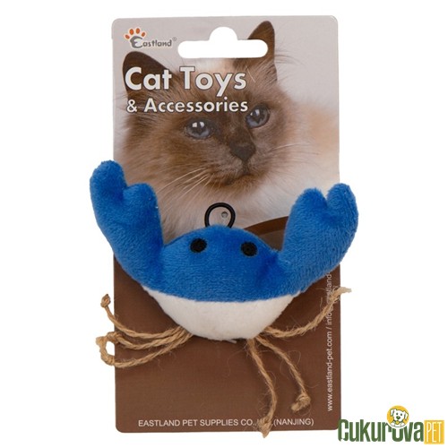 EASTLAND KEDİ OYUNCAĞI CATNIPLI PELUŞ YENGEÇ 11 CM
