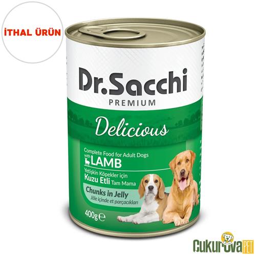 DR. SACCHI KUZU ETLİ YETİŞKİN KÖPEK KONSERVESİ 400 GR