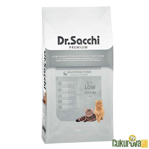 DR.SACCHI PREMIUM DÜŞÜK TAHILLI KISIR KEDİ MAMASI 10 KG 