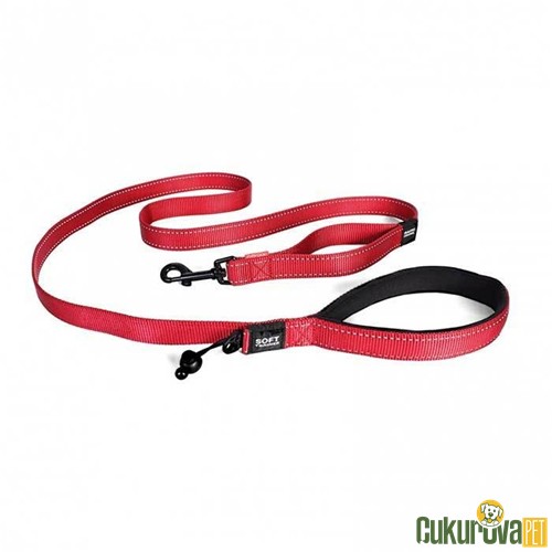 EZYDOG KÖPEK GEZDİRME KAYIŞI LEASHES TRAINER SOFT 181 CM - KIRMIZI