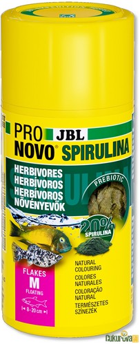 JBL PRONOVI SPIRULINA FLAKES PUL YEMİ M - 100 ML