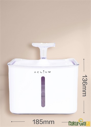 ACLIUM CAT WATER FOUNTAIN KEDİ SU SEBİLİ 2.4 L