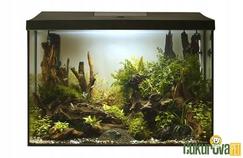 AQUAEL AQUARIUM SET DAY AND NIGHT LEDDY 40 XL - 35 L AKVARYUM - SİYAH 