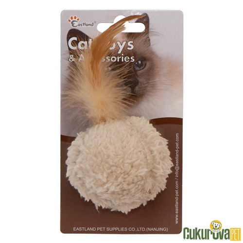 EASTLAND CATNIPLI TÜYLÜ KEÇE TOP 5 CM 