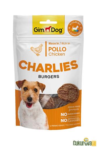 GIMDOG CHARLIES BURGERS TAVUKLU KÖPEK ÖDÜLÜ 70 GR