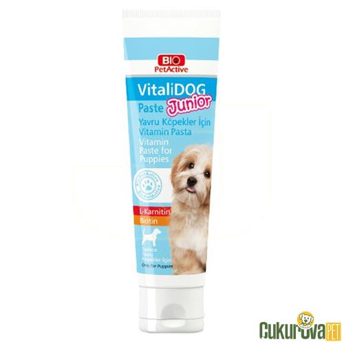 BIO PET ACTIVE VITALIDOG YAVRU KÖPEK VİTAMİN MACUNU 100 ML