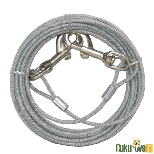 EASTLAND ÇELİK KÖPEK BAHÇE BAĞLAMA HALATI 5 MM x 9 M 