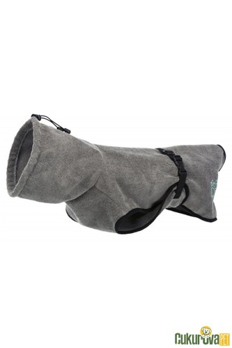 TRIXIE KÖPEK HAVLU BORNOZ S - 40 CM - GRİ 