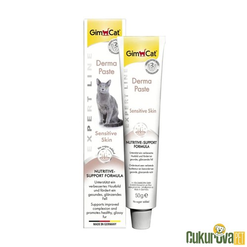 GimCat Derma Paste Senstive Skin Kedi Vitamin Macunu 50 Gr