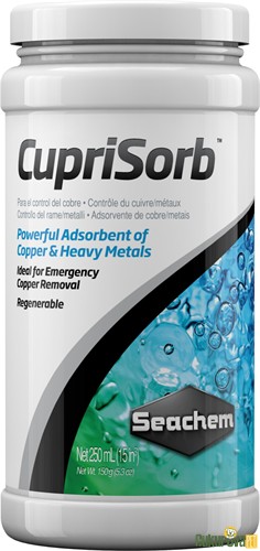 Seachem CupriSorb Kimyasal Filtre Malzemesi 250 Ml - 150 Gr
