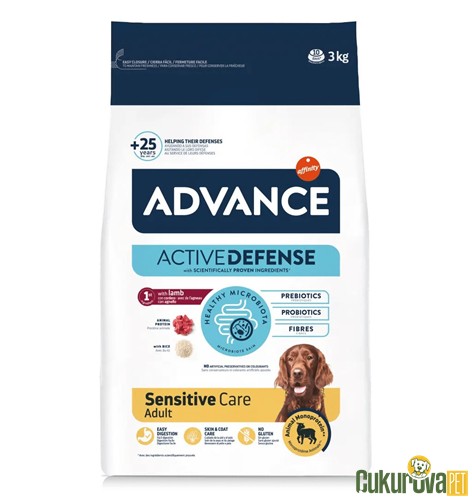 Advance Sensitive Care Kuzu Etli Ve Pirinçli Yetişkin Köpek Maması 3 Kg