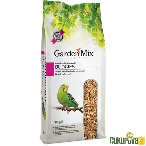 Gardenmix Platin Budgies Muhabbet Kuşu Yemi 1 Kg