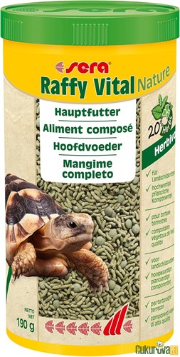 Sera Raffy Vital Nature Stick Kaplumbağa Yemi 1 L - 190 Gr