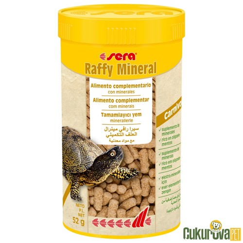 Sera Raffy Mineral Sticks Kaplumbağa Yemi 250 Ml - 52 Gr