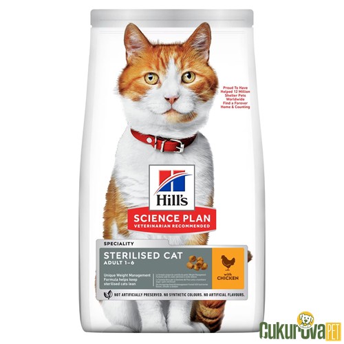 Hill's Science Plan Sterilised Tavuklu Kısırlaştırılmış Kedi Maması 1.5 Kg