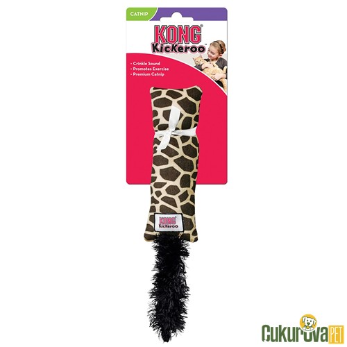 Kong Kickeroo Kediotlu Peluş Kedi Oyuncağı 40 Cm