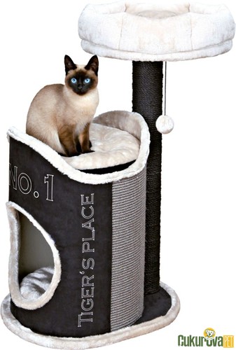 Trixie Kedi Oyun ve Tırmalama Evi Antrasit 90 Cm