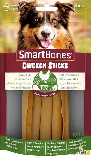 SmartBones Chicken Sticks Tavuklu Köpek Ödül Çubuğu 5 Adet - 100 Gr