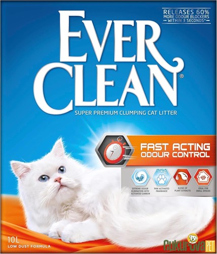 Ever Clean Fast Acting Odour Control Bentonit Kedi Kumu 10 L