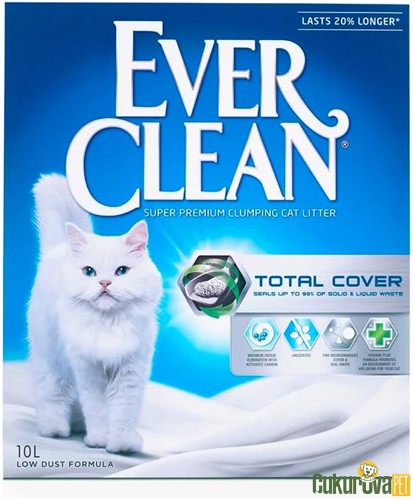 Ever Clean Total Cover Bentonit Kedi Kumu 10 L