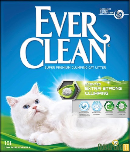 Ever Clean Extra Strong Clumping Bentonit Kedi Kumu 10 L