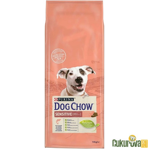 Dog Chow Sensitive Somonlu Yetişki̇n Köpek Maması 14 Kg