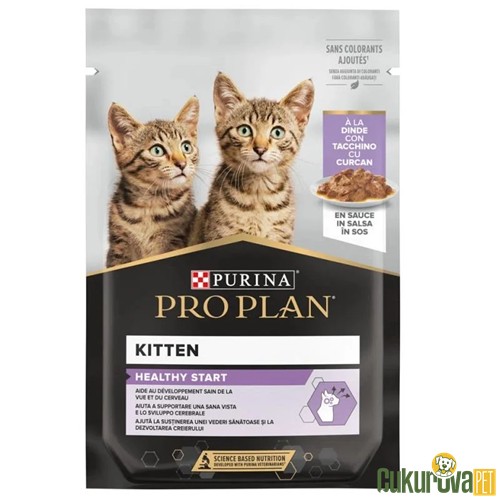 Pro Plan Kitten Healty Start Hindili Yavru Kedi Yaş Maması 85 Gr