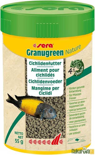Sera Granugreen Nature Granül Yem 100 Ml - 55 Gr