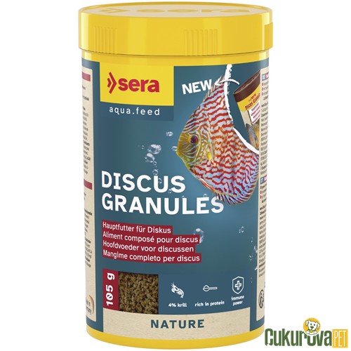 Sera Discus Granules Nature Granül Yem 250 Ml - 105 Gr