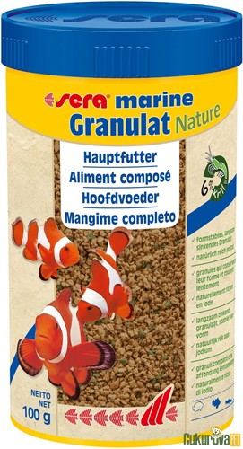 Sera Marine Granulat Nature Tuzlu Su Yemi 250 Ml - 100 Gr