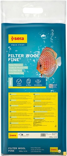 Sera Filter Wool Fine Filtre Elyafı 1000 Gr