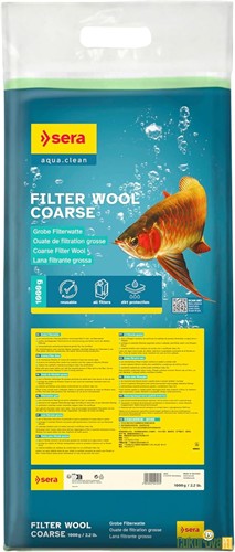 Sera Filter Wool Coarse Filtre Elyafı 1000 Gr